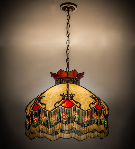 Bent glass Isabella shade and pendant