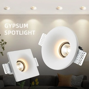 Hotel Bathroom Trimless Spot Fittings Set Anti Glare COB Downlight