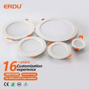 LED Ceiling Downlight 3000K Color Temperature 5W 7W 9W Embedded Spotlights