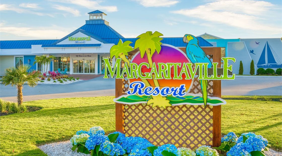 Custom hospitality lighting installed at Margaritaville Resort Cape Cod