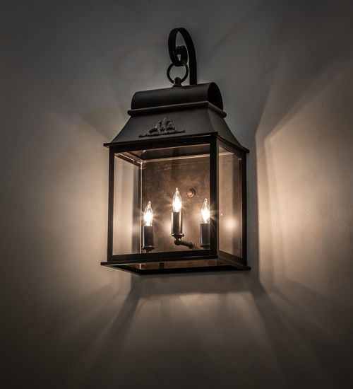 Bastille outdoor lantern wall sconce