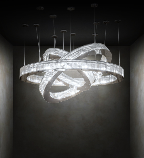 Beckam three ring crystal chandelier hardware