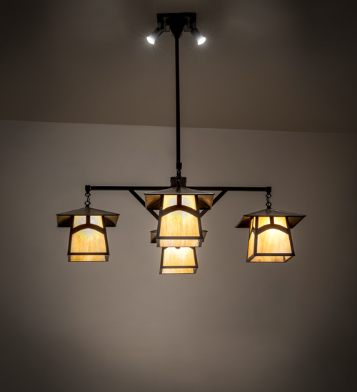 Stillwater Hill Top 4 Light Craftsman Chandelier